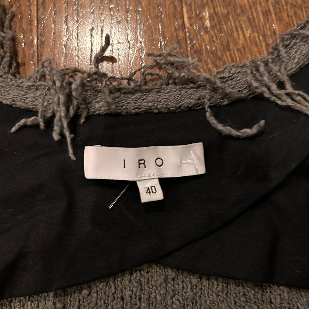 IRO Gray Bouclé Blazer - Picture 3 of 4